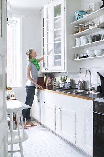 open shelving