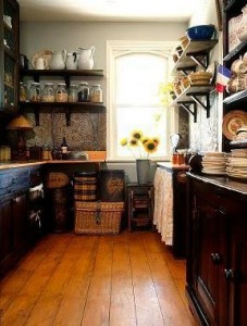 open shelving