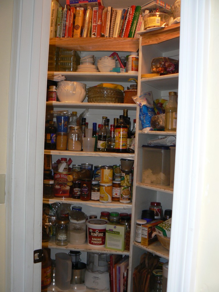 pantry organization - before