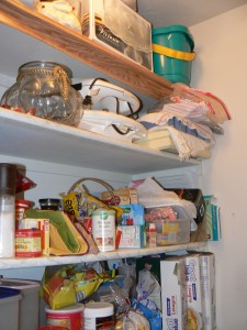 pantry organization - before shots