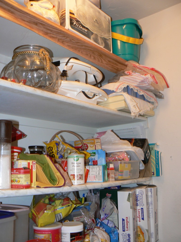pantry organization - before shots
