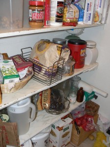 pantry organization - before shots