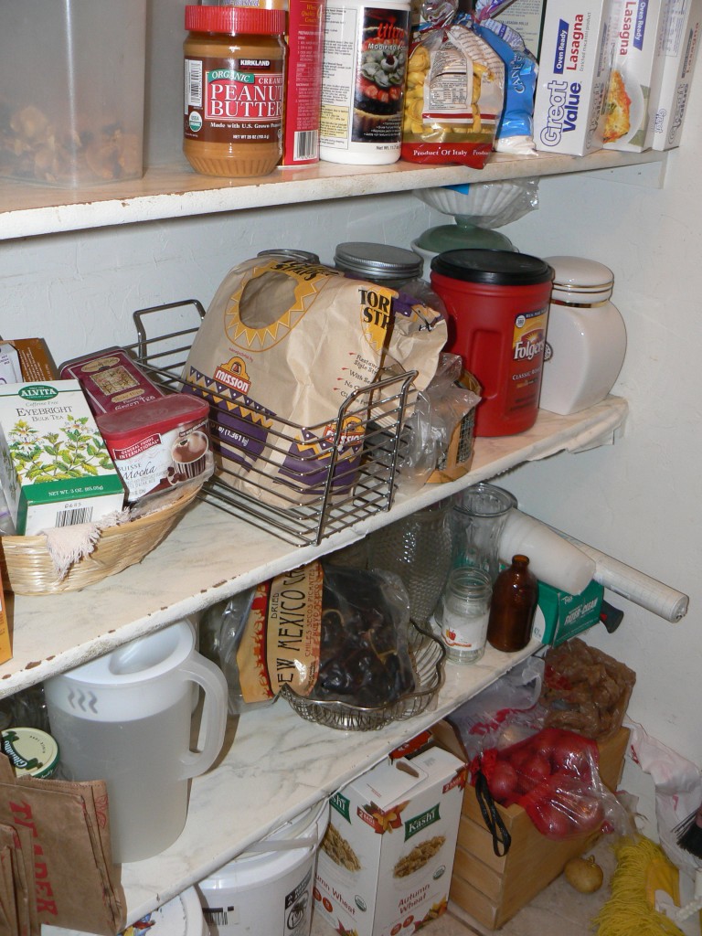 pantry organization - before shots