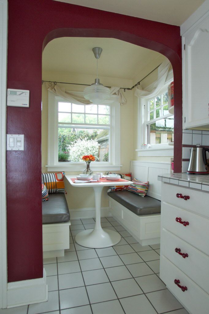 built-in seating