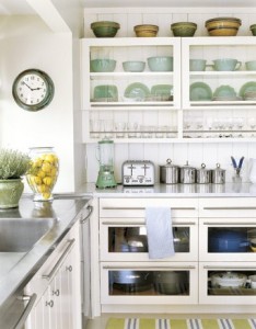 open shelving