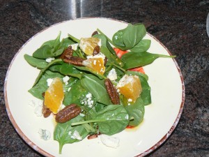 Nourishing Tradition's Baby Spinach Salad