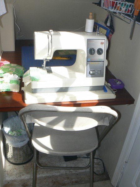 sewing corner