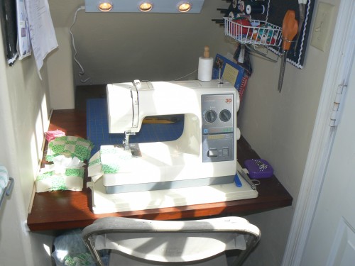 sewing corner