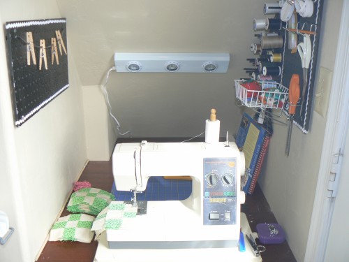 sewing nook