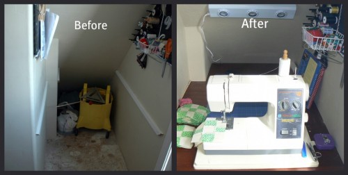 sewing corner
