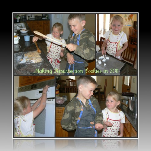 Resurrection Cookies - Easter project for kids
