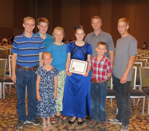 serenity's 8th grade graduation