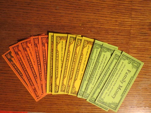 family chore money