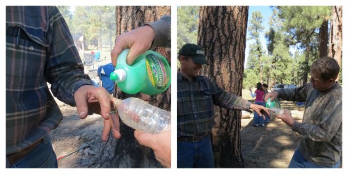 finger stuck in bottle
