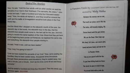 world war I homeschool day