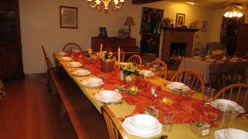 fall tablescape