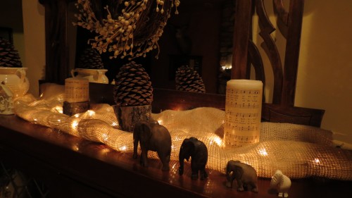 Treasuring the Moments - Christmas vignette