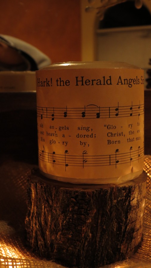 Treasuring the Moments - Christmas vignette
