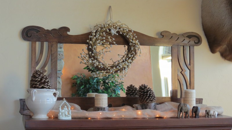 Treasuring the Moments - Christmas vignette