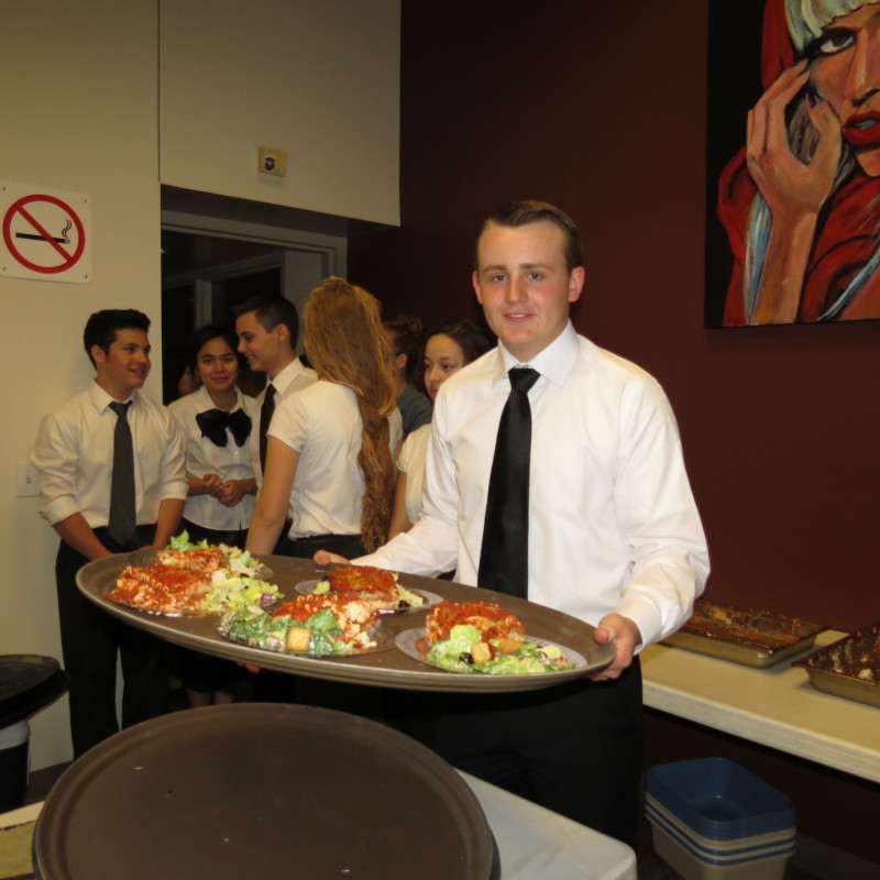lasagna reception