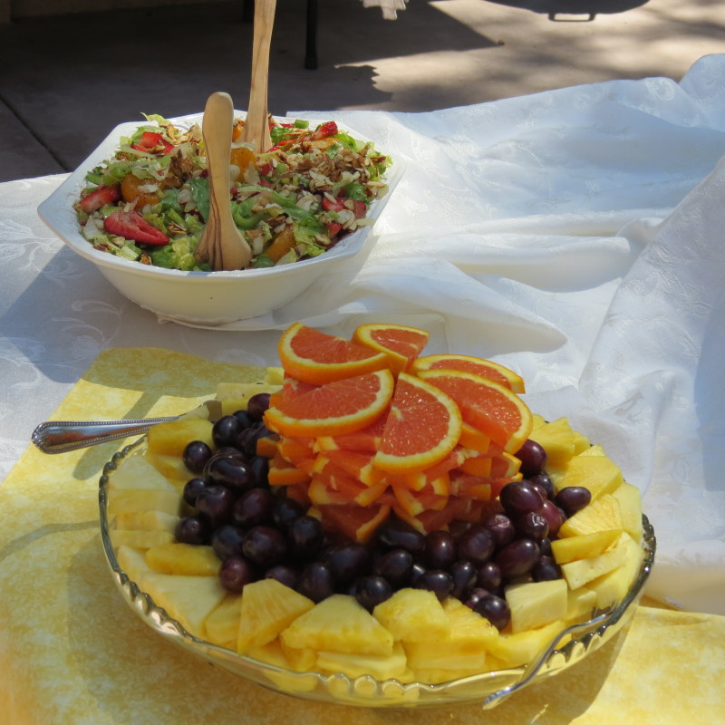outdoor bridal shower