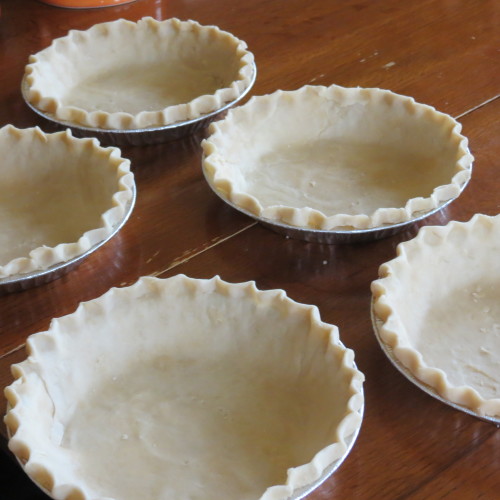 homemade pie crusts