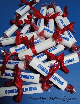 graduation favor smarties