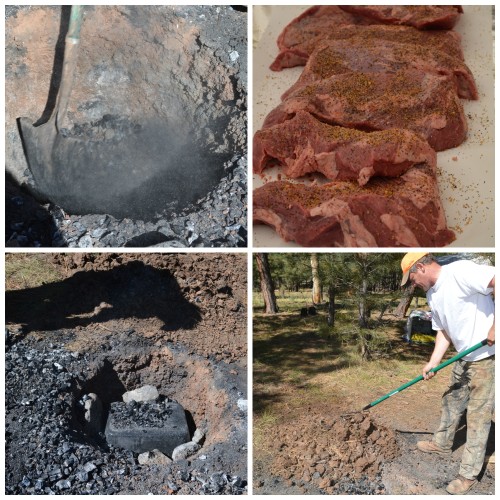 deep pit cooking