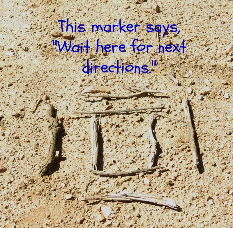 learning trail markers