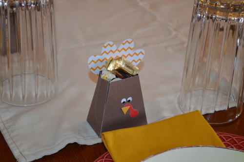 thanksgiving favor boxes Silhouette