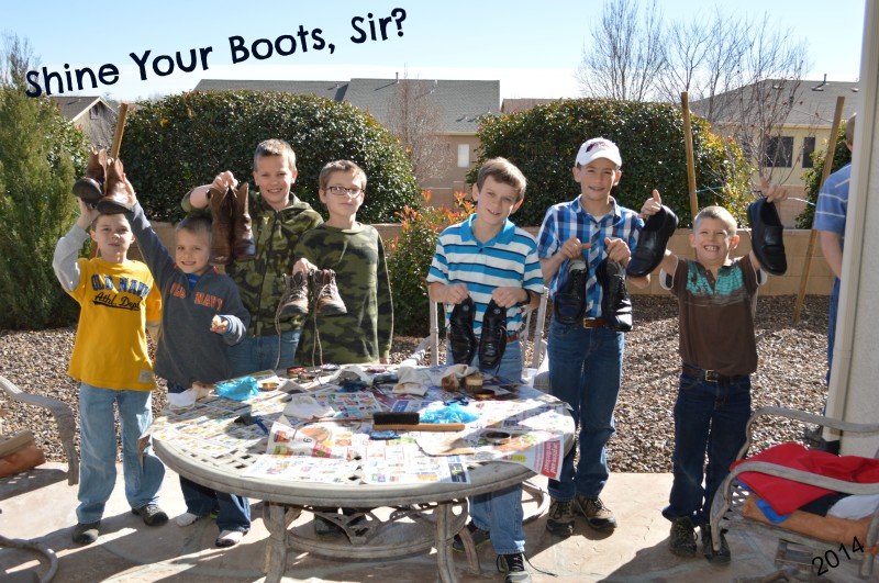 Shine Your Boots, Sir  treasuringthemoments.net