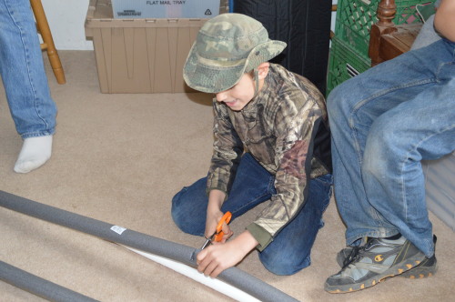 treasuring the moments.net making foam swords