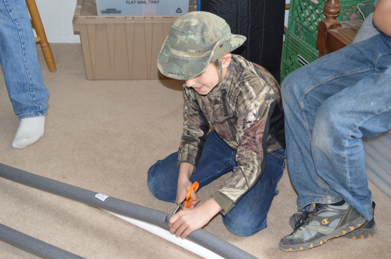 treasuring the moments.net making foam swords