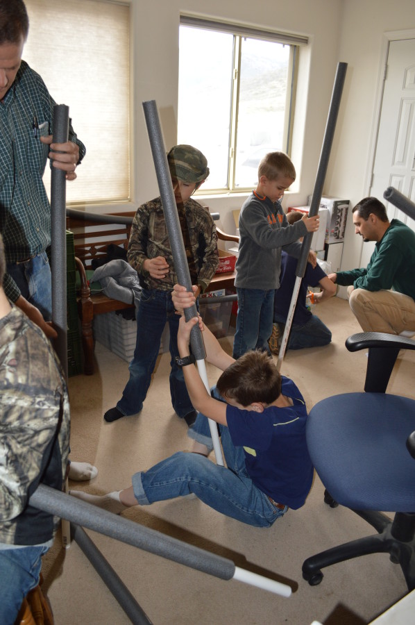 treasuring the moments.net making foam swords