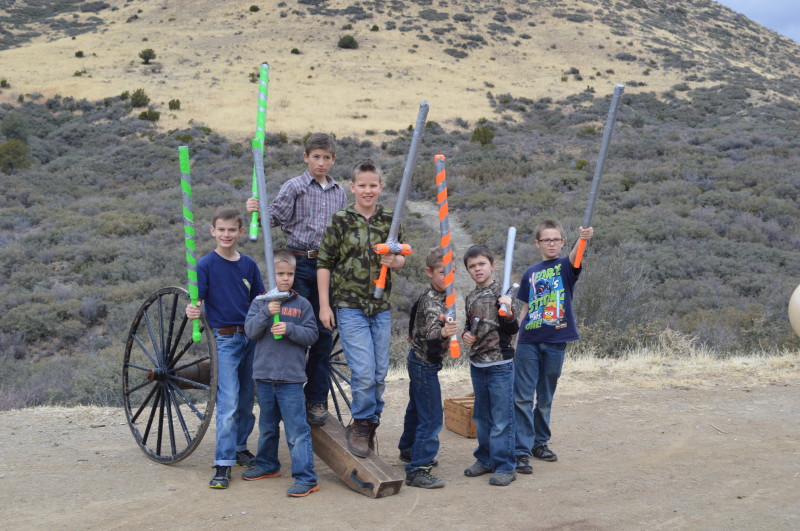 treasuring the moments.net making foam swords