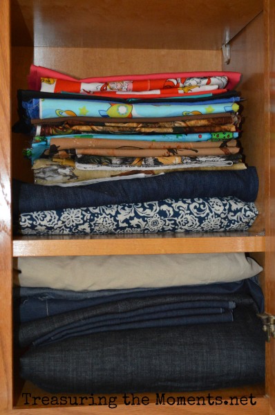 laundry clutter reorganized