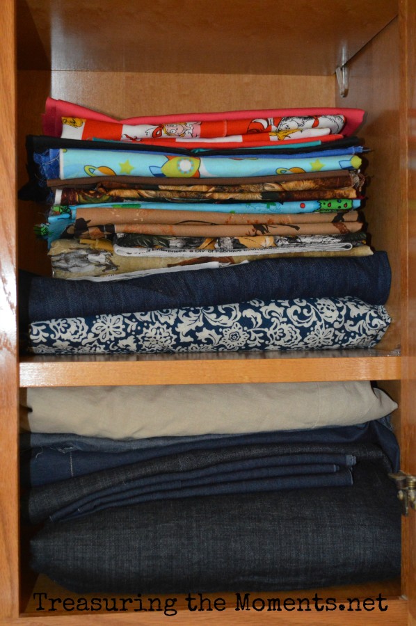 laundry clutter reorganized