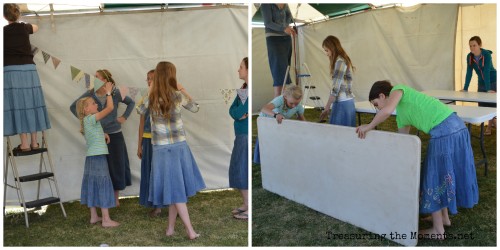 treasuringthemoments.net castle keeper girls setting up