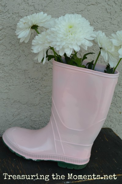 rain boots makeover treasuring the moments.net
