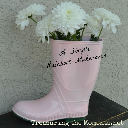 rainboot make over treasuring the moments.net