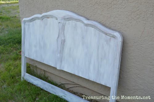 headboard make-over treasuring the moments.net