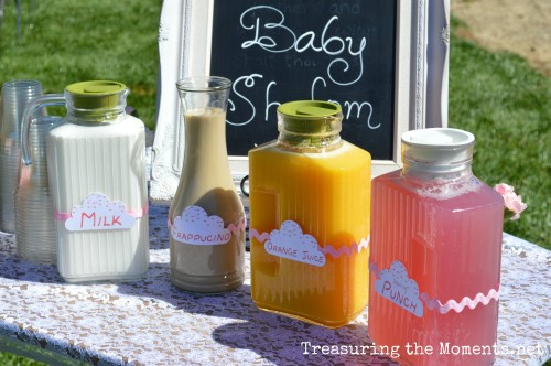 pink showered with love baby shower treasuringthemoments.net