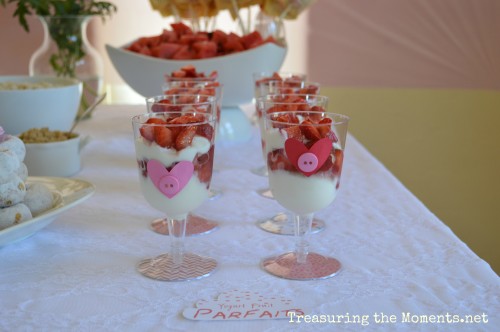 pink showered with love baby shower treasuringthemoments.net