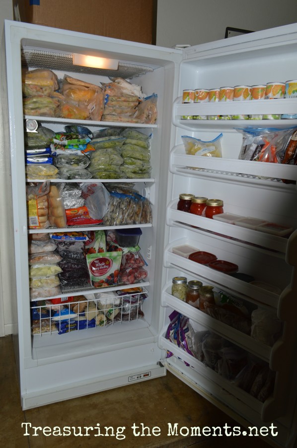 organized freezer treasuring the moments.net