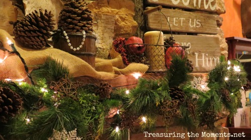 christmas mantle treasuring the moments.net