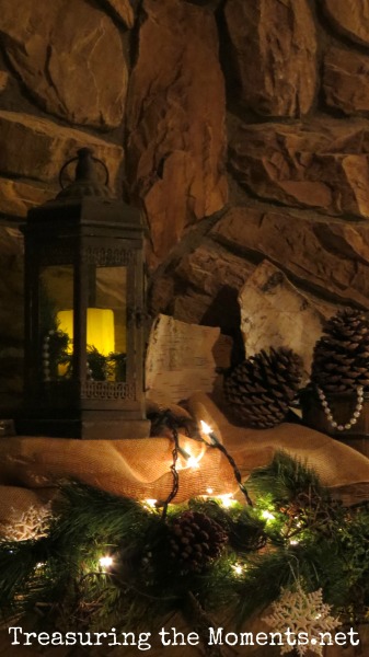 christmas mantle treasuring the moments.net