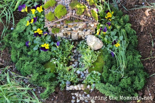 fairy gardens with the Castle Keeper girls