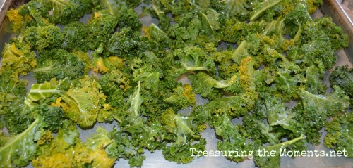 make kale chips treasuring the moments.net