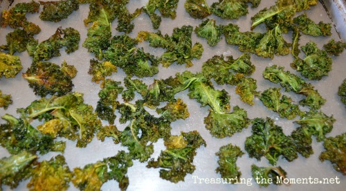 make kale chips treasuring the moments.net