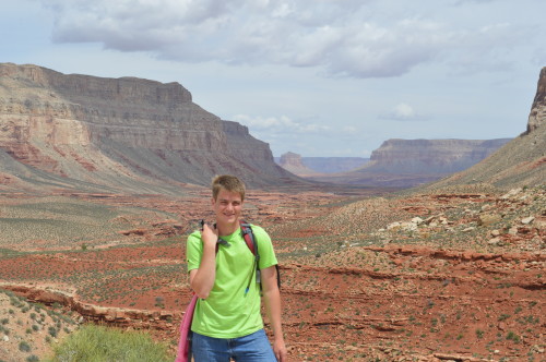 you walk in a narrow canyon for many miles